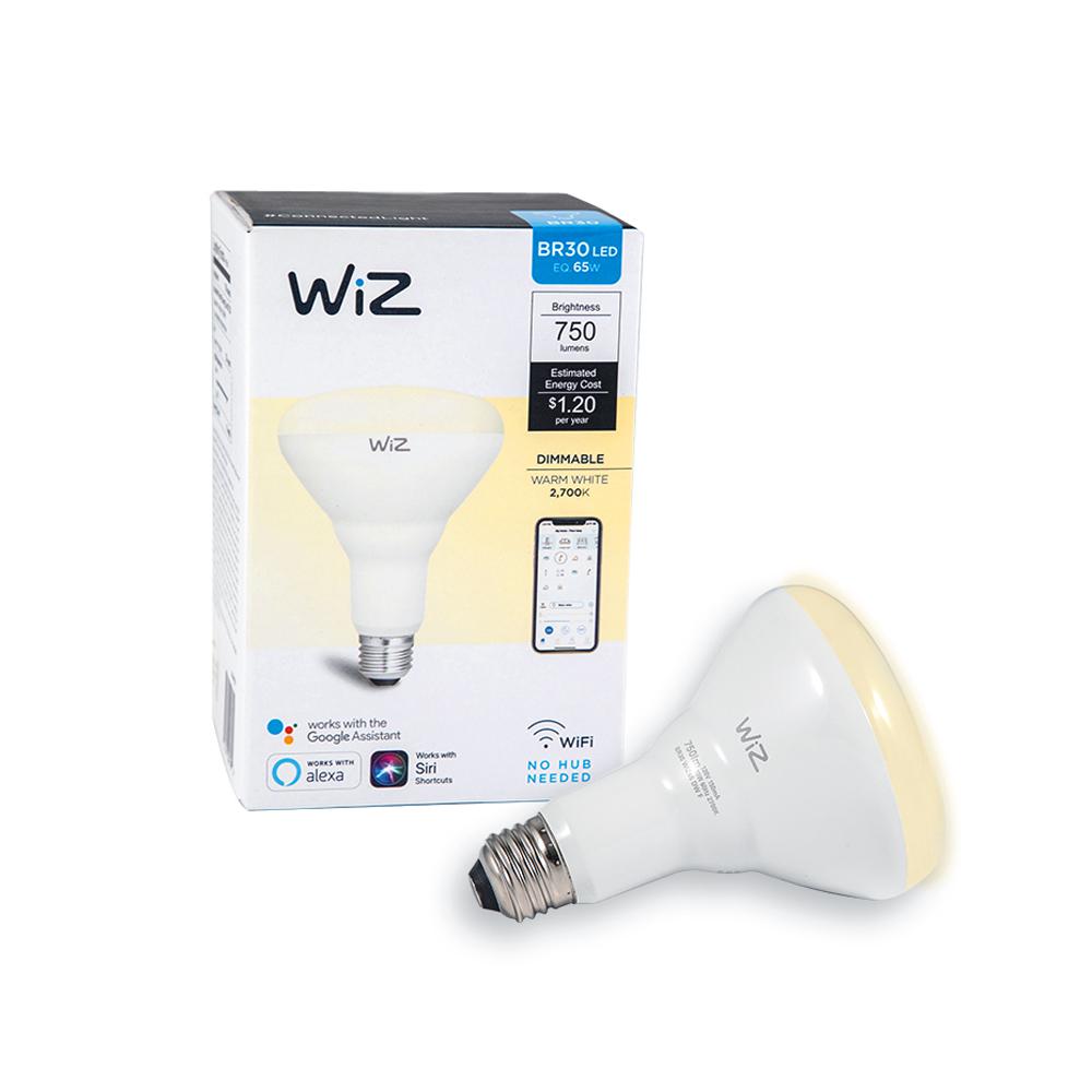 WiZ 72-Watt Equivalent BR30 Dimmable Wi-Fi Connected Smart LED Light