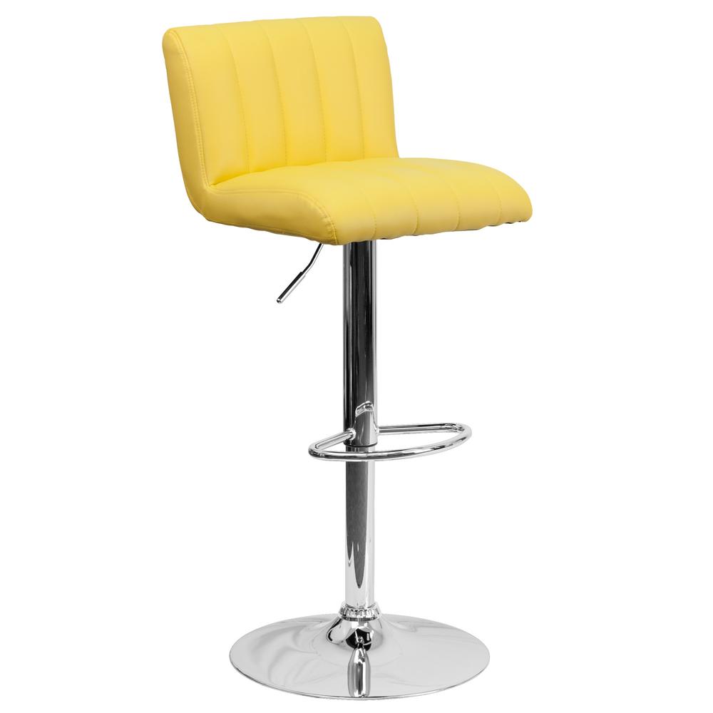 Carnegy Avenue 33 5 In Yellow Bar Stool Cga Ch 17021 Carnegy Avenue 33 5 In Yellow Bar Stool Cga Ch 17021 Ye Hd The Home Depot