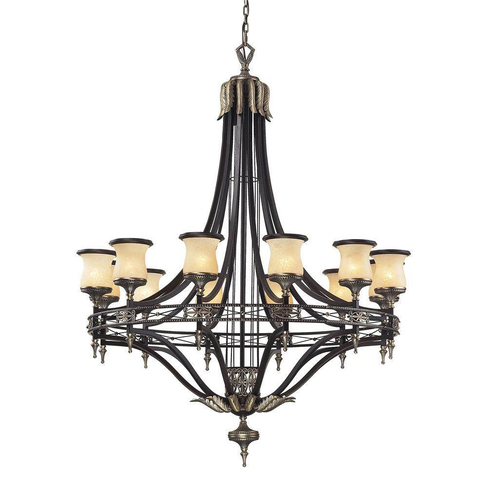 An Lighting Georgian Court 12 Light Antique Bronze Ceiling Mount Chandelier An Lighting Georgian Court 12 Light Antique Bronze Ceiling Mount Chandelier