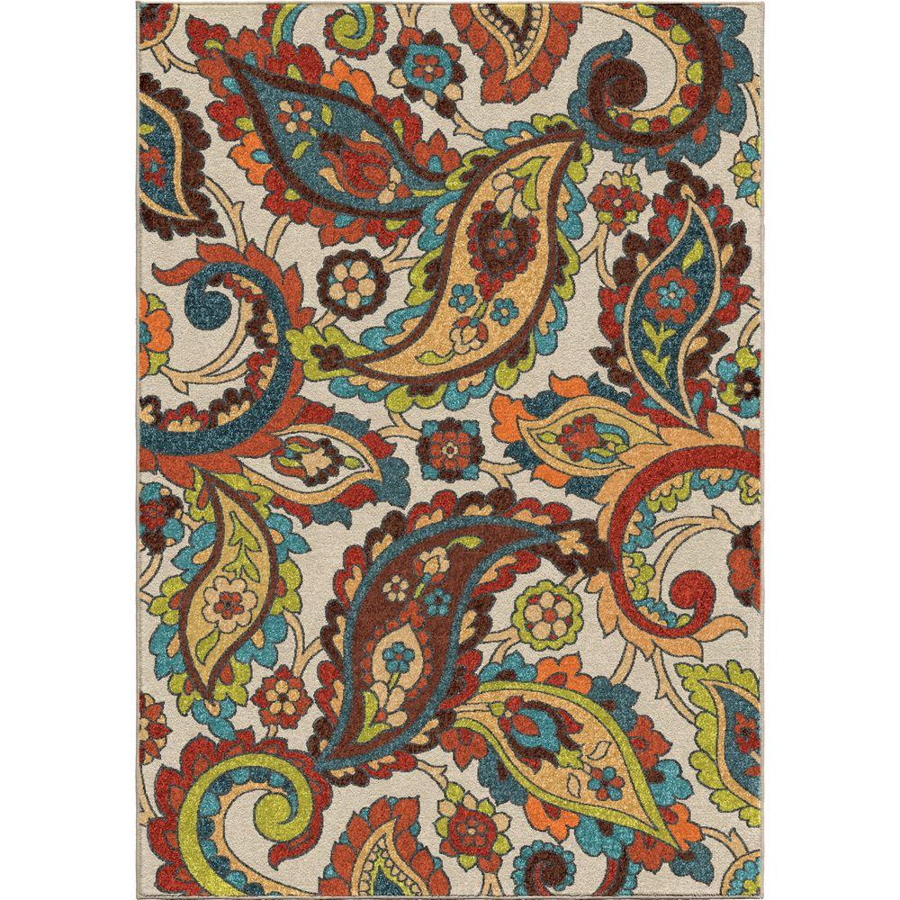 Paisley Area Rug 8 10 Jonathan Steele Home Dynamix Paisley Red 7 Ft 8 In X 10 4 Indoor Area