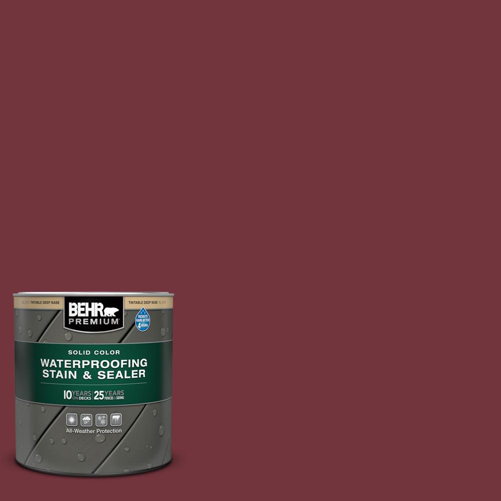 BEHR Premium 1 qt. S1307 Cherry Cola Solid Color