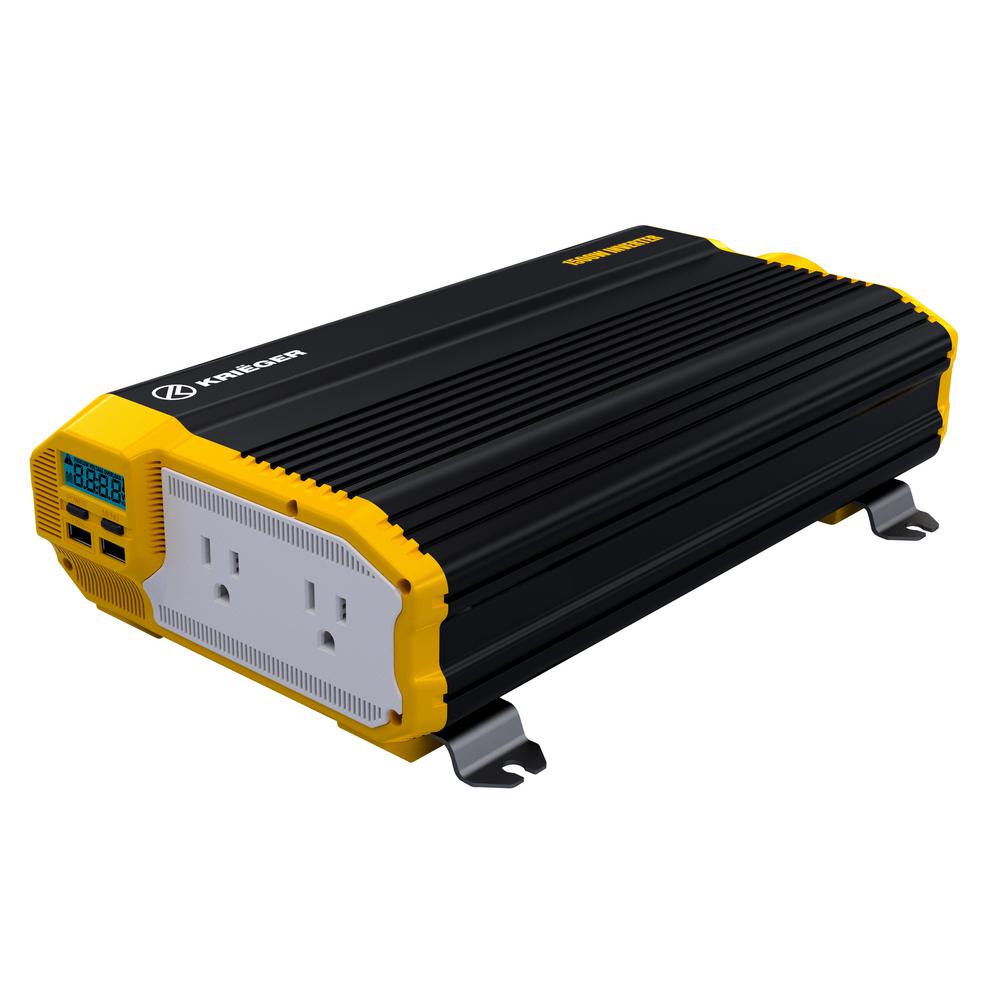 HammerDown 2000 Watt 12V Power Inverter DC 12V to 110V AC Car Inverter MET Approved to UL and CSA Power Tools Dual 110V AC Outlets Automotive Back Up Power Supply for Blenders Vacuums