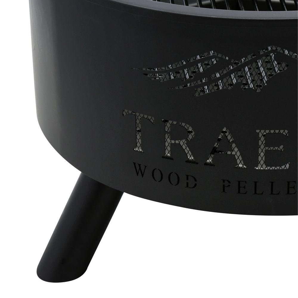 Traeger 27 5 In Steel Outdoor Fire Pit Ofp001 The Home Depot