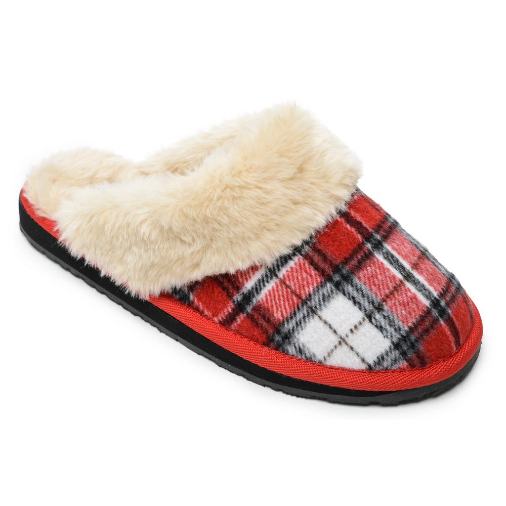 red flannel slippers