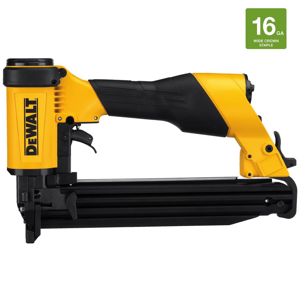 Dewalt 16-Gauge Pneumatic 1 inch Wide Crown Lathing Stapler by DEWALT