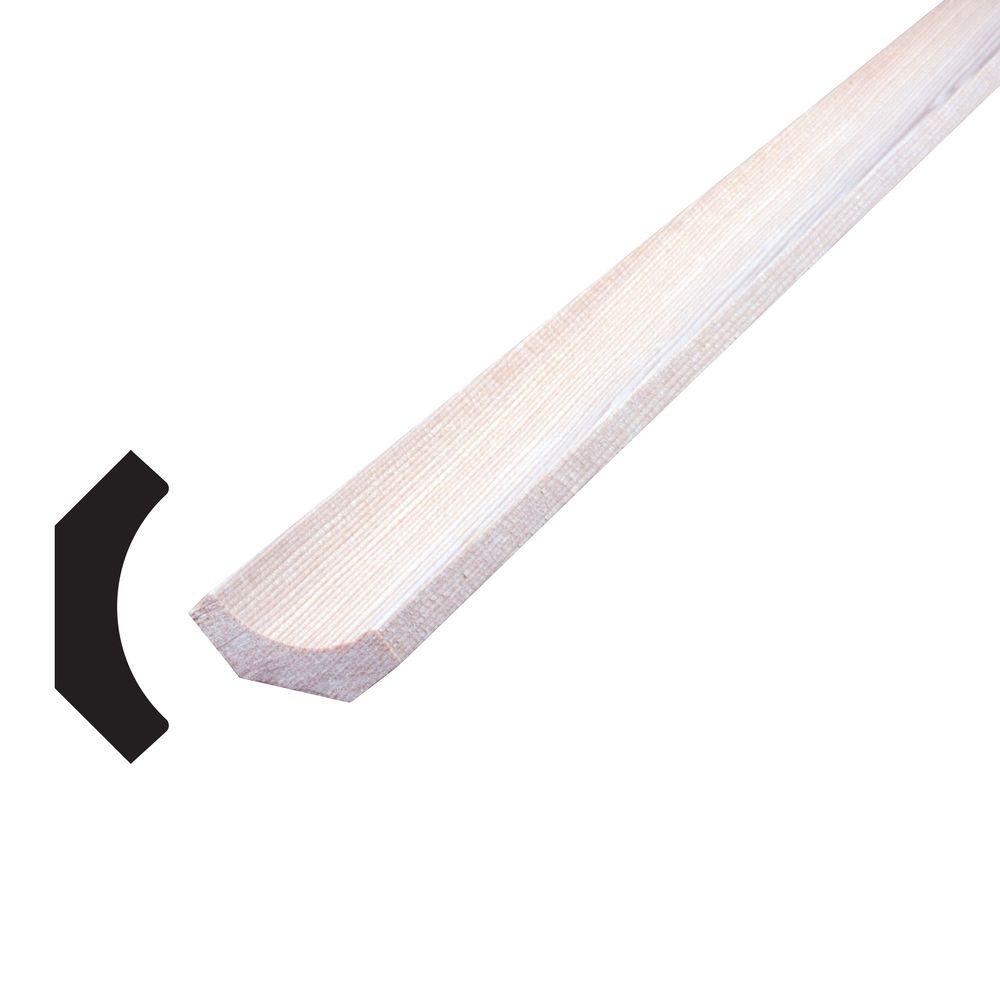 Unfinished Cove Moulding Millwork The Home Depot 9 16 In X 1 2 96