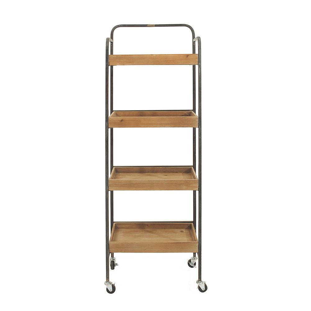 metal rolling shelves