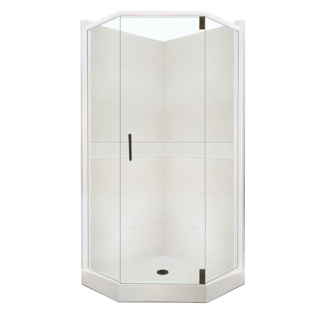 American Bath Factory Classic Grand Hinged 36 in. x 36 in. x 80 in. Neo