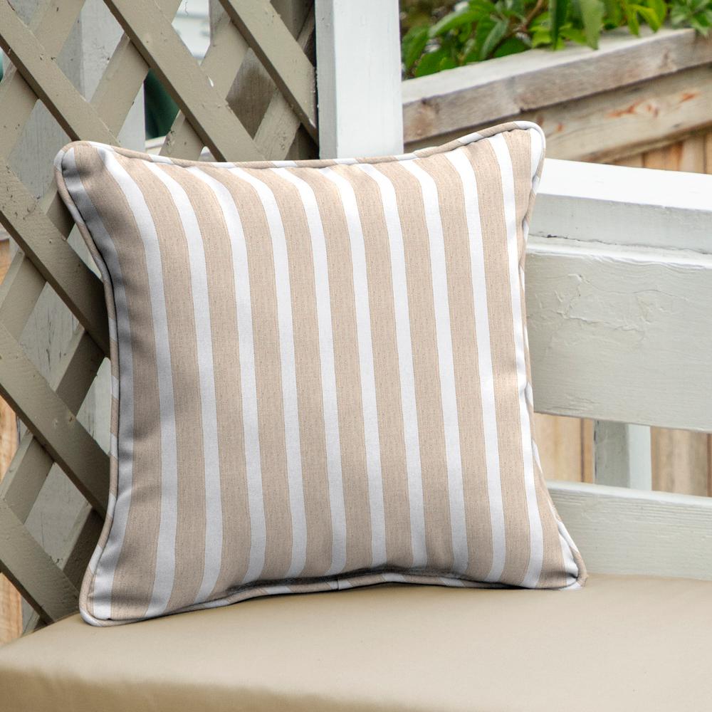 Home Decorators Collection Sunbrella Shore Linen Square Outdoor
