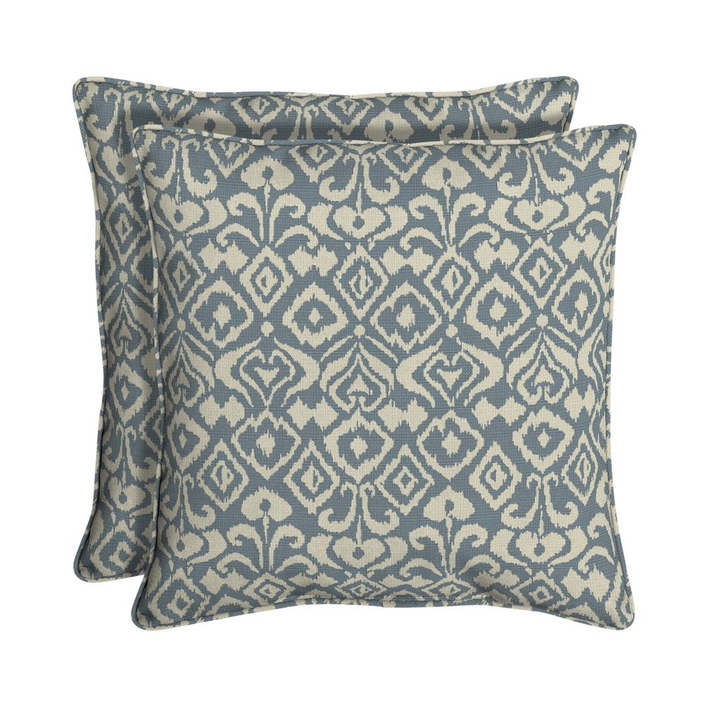 Home Decorators Collection Sunbrella Spades Denim Square Outdoor