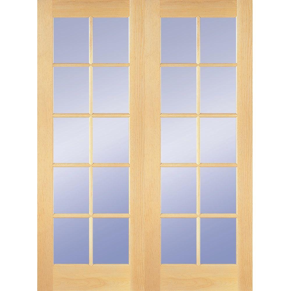 Builders Choice 48 In X 80 In 10 Lite Clear Wood Pine