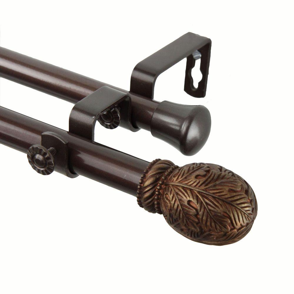 Rod Desyne 48 In 84 Forest Double Curtain Cocoa 4706 Rod Desyne 48 In 84 Forest Double Curtain Cocoa