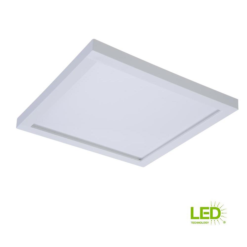 Halo Surface Mount Recessed Lighting The Home Depot Smd 5 In And 6 White Integrated Led Recessed Square Surface Mount Ceiling