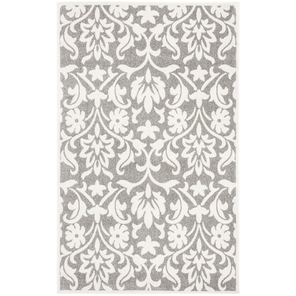 Safavieh Amherst Dark Gray/Beige 5 ft. x 8 ft. Indoor/Outdoor Area Rug