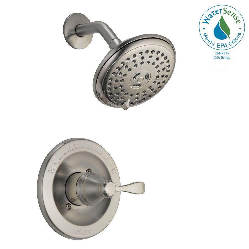 UPC 034449807050 product image for Delta Bathroom Porter 1-Handle Shower Faucet in Brushed Nickel 142984-BN-A | upcitemdb.com