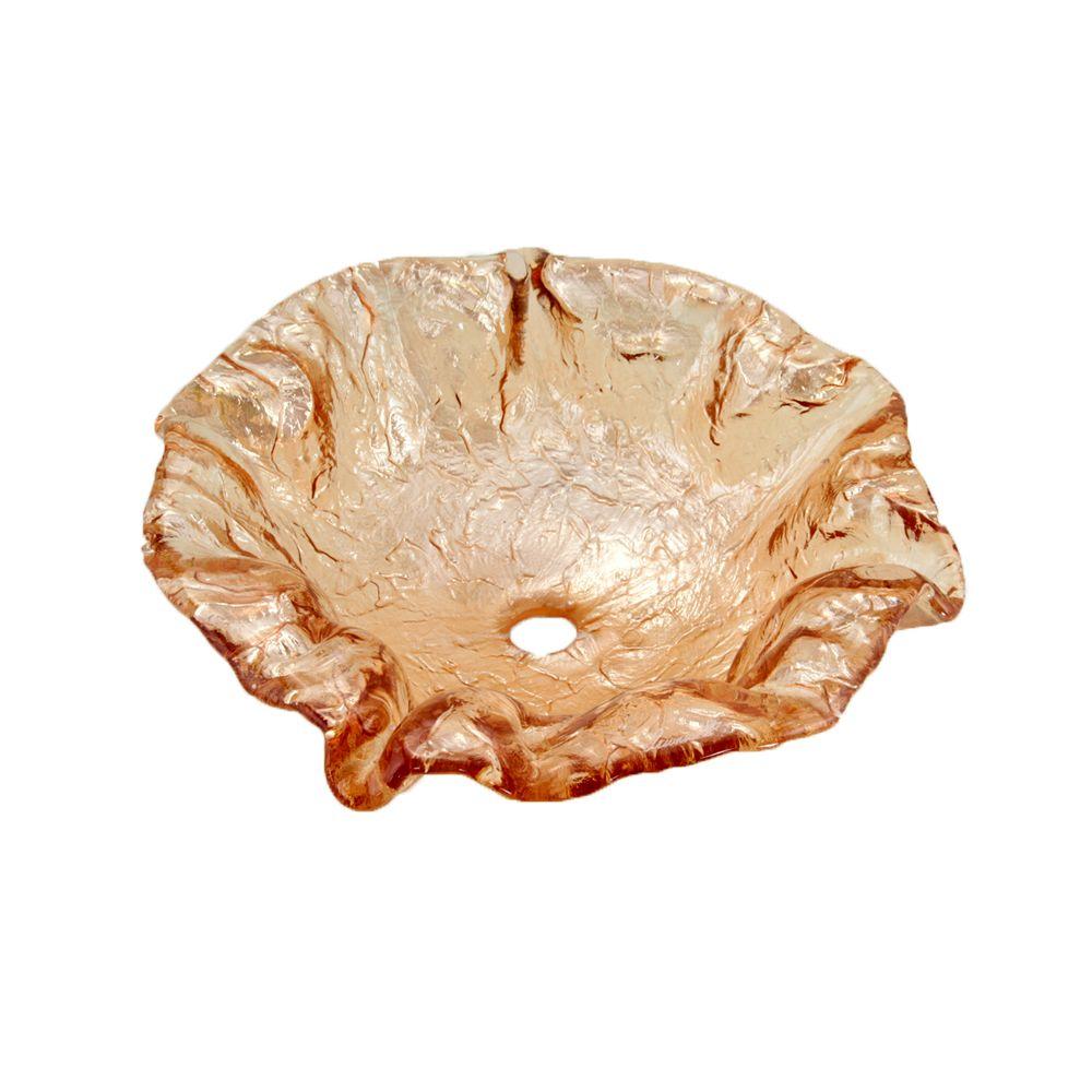 JSG Oceana Alina Art Vessel Sink in Champagne Gold