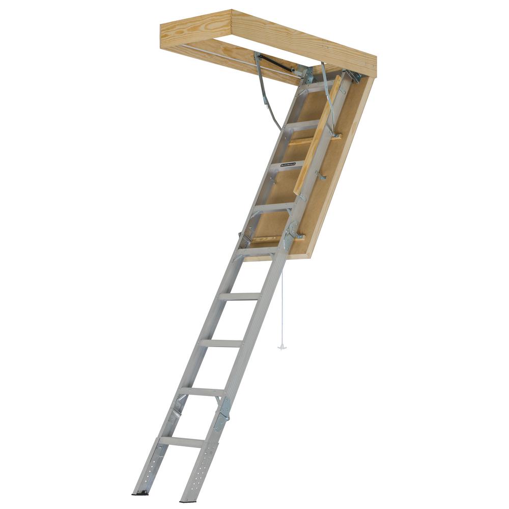 Werner S Easy Access Attic Ladder 8 Install The Ladder Doityourself Com