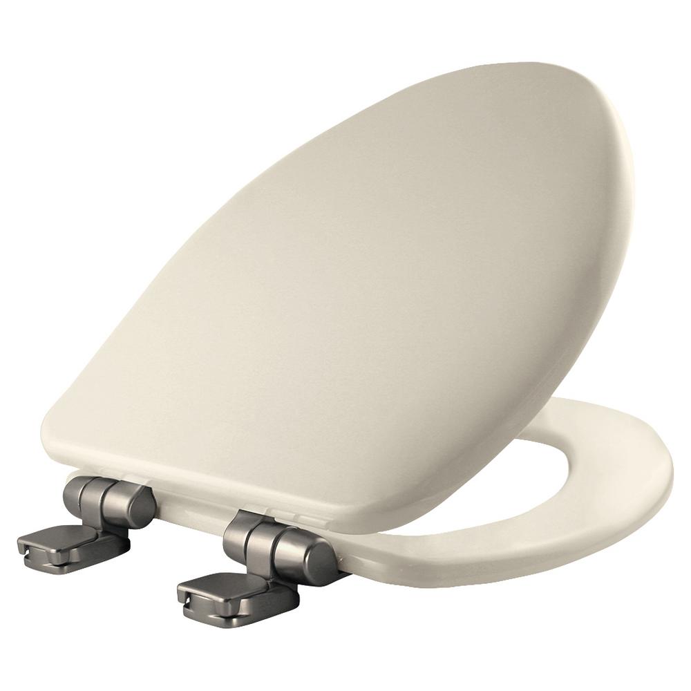 BEMIS Elongated Closed Front Toilet Seat in Biscuit19170NISL 346 The