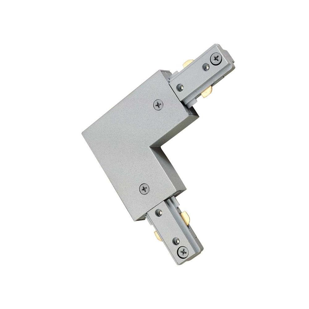 Hampton Bay 90 Degree Brushed Steel Linear Track Lighting L Connector