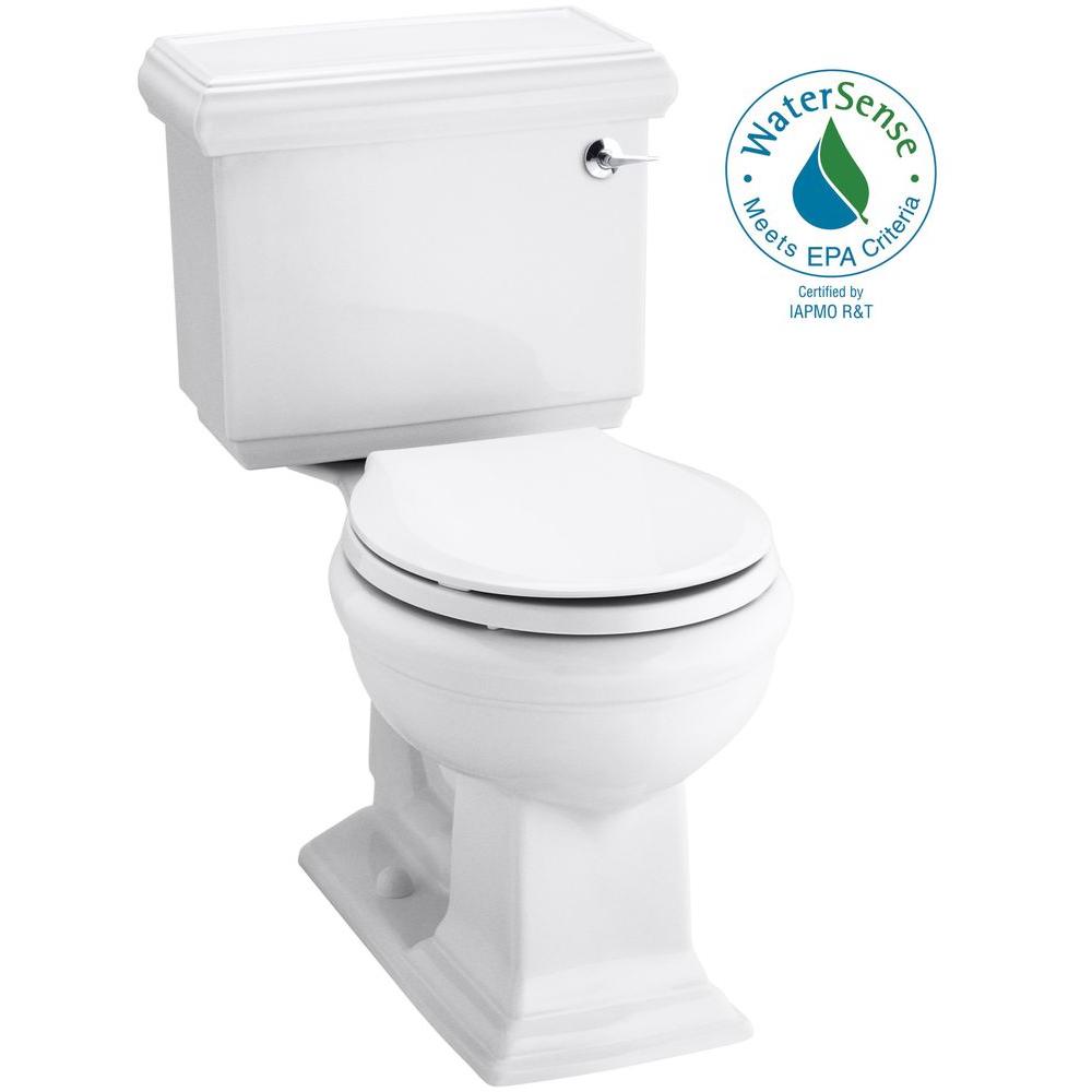 KOHLER Memoirs Classic 1.28 GPF Single Flush Round Toilet in White ( 2