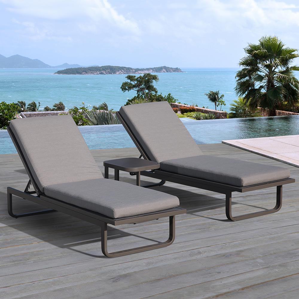 Folding Outdoor Chaise Lounges Patio Chairs The Home Depot