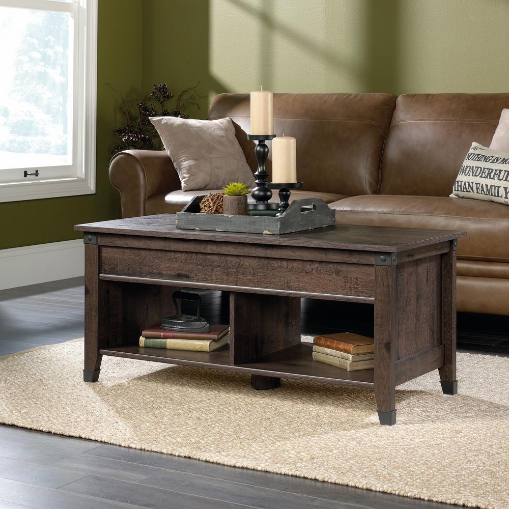 Accent Tables Living Room Furniture The Home Depot Carson Forge Coffee Oak Extendable Table