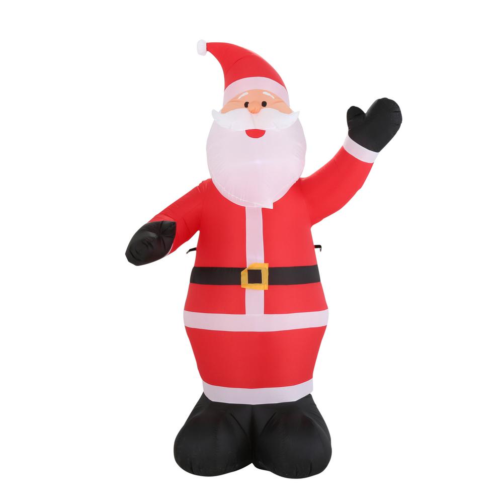 Gemmy 7 ft. Inflatable Military Santa-89127 - The Home Depot