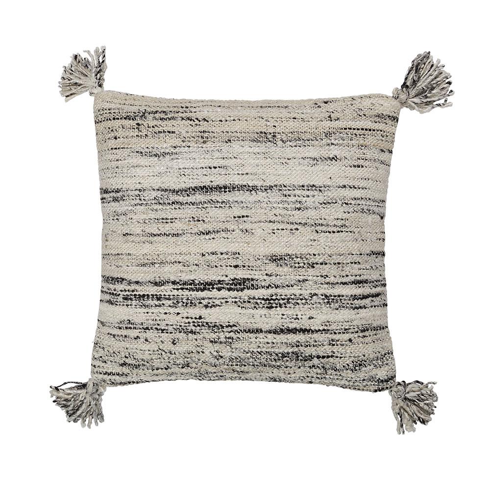 Cstudio Home By The Company Store Woven Stripe Gray 20 In X 20 In