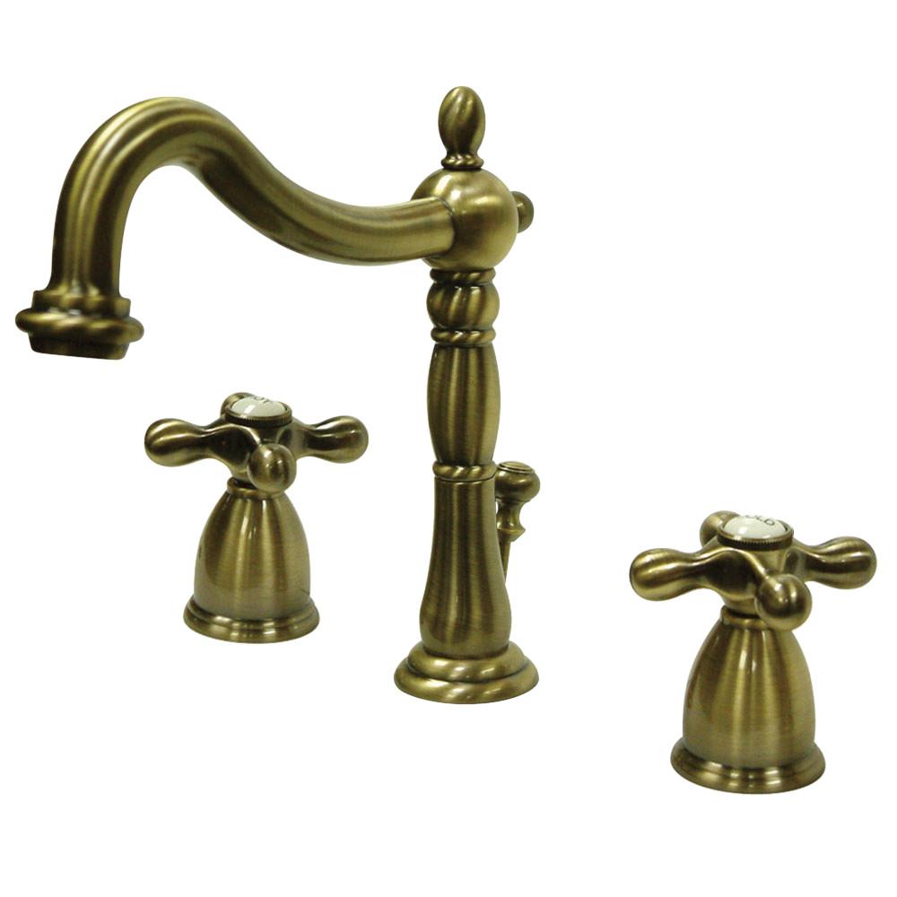 Kingston Brass Victorian Cross 8 In Widespread 2 Handle Bathroom
