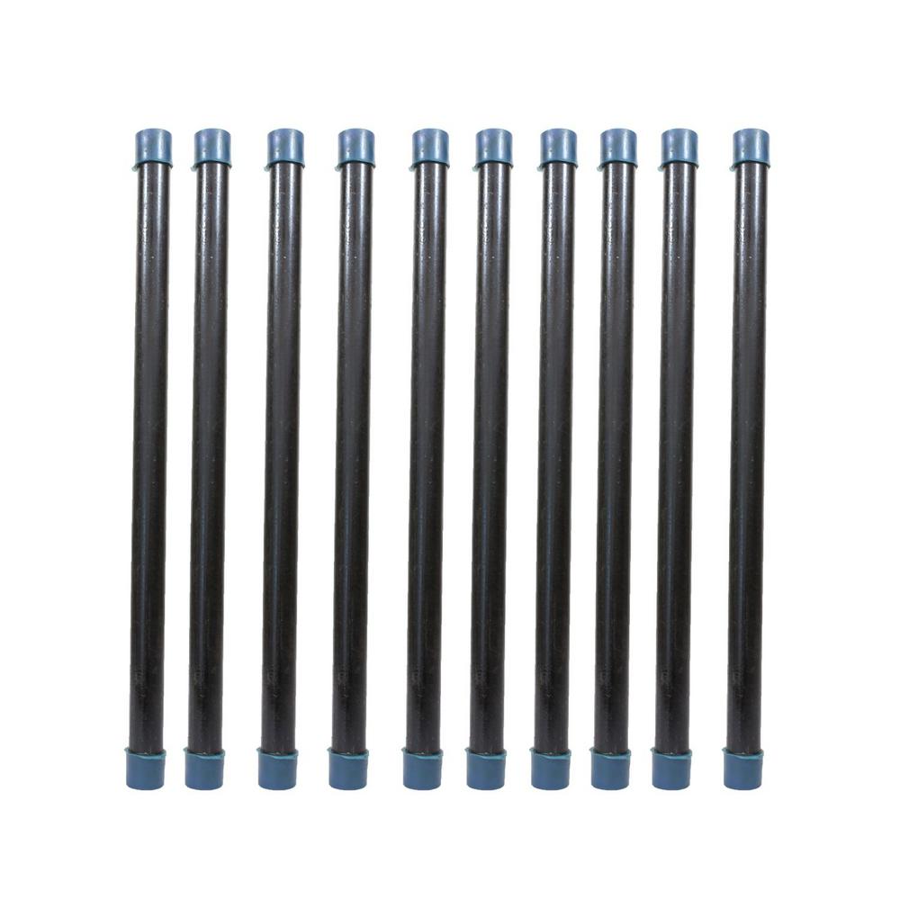 3/4 in. x 18 in. Black Steel Pipe (10Pack)362269 The Home Depot
