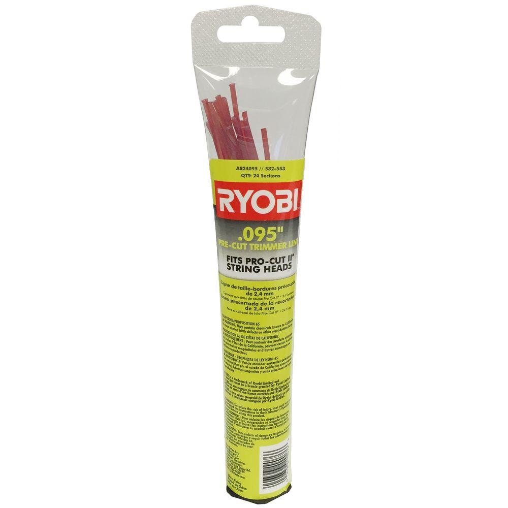 cut trimmer 0 Trimmer Cut Ryobi Pro 0.095 in. II Replacement Line