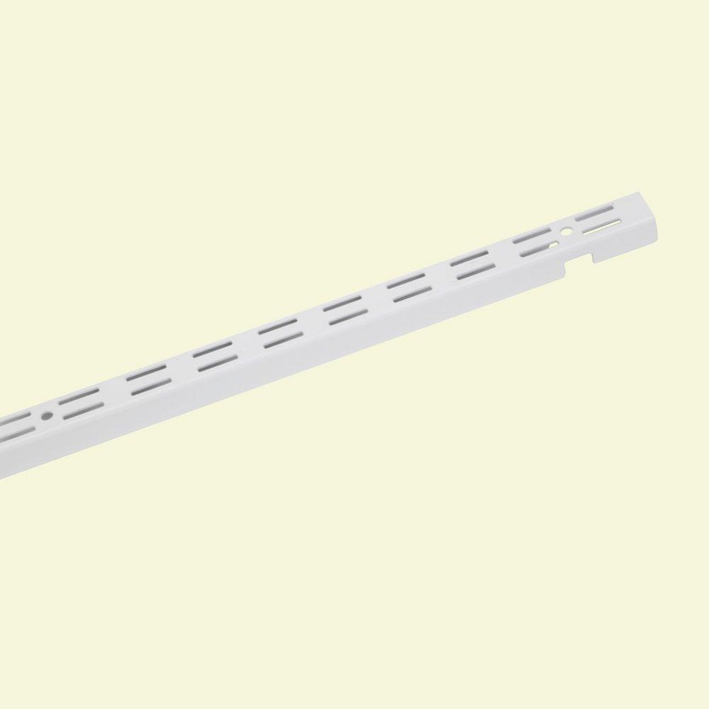 Melamine White Shelf Drilled Board (Common: 3/4 in. x 11-3 ...