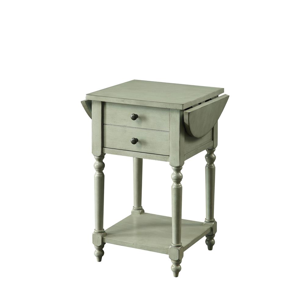 Williams Import Beadle Side Table With Open Bottom Shelf Double