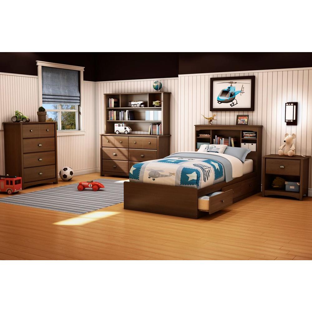 South S Willow 1 Drawer Sumptuous Cherry Nightstand 3356062 South S Willow 1 Drawer Sumptuous Cherry Nightstand