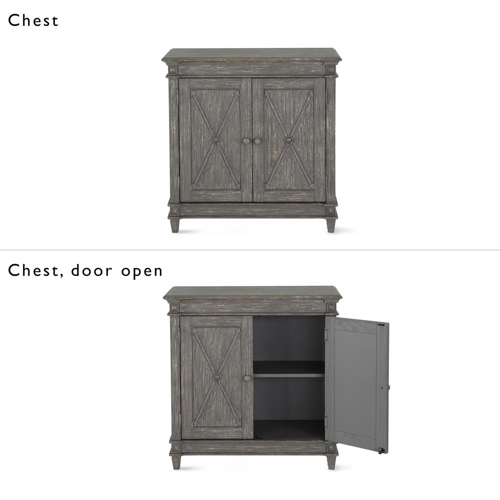 Dorel Living Sherwin Antique Gray Storage Cabinet Fh8273 The