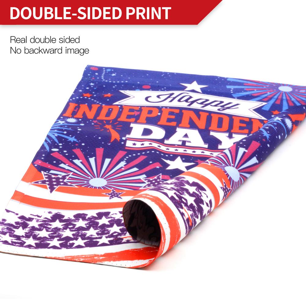 Anley 18 In X 12 5 In Double Sided Premium July 4th Independence