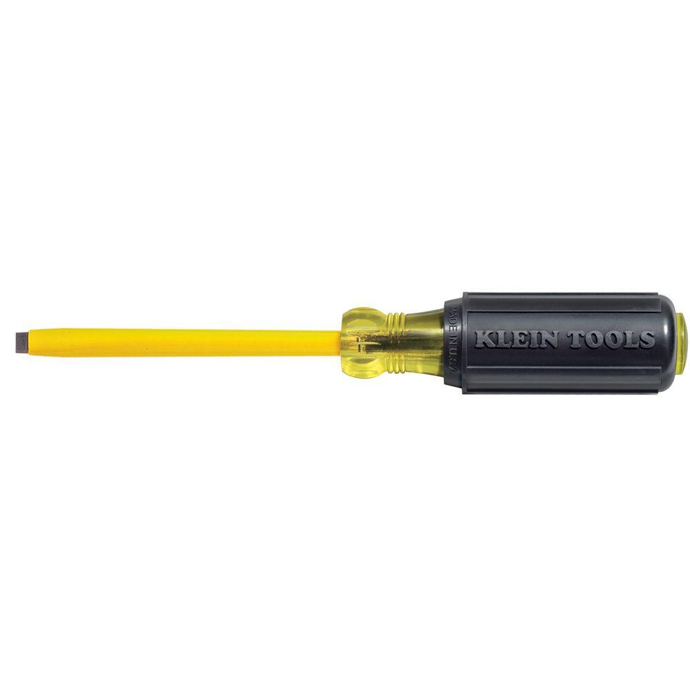 Klein Tools 1/8 in. Terminal Block Screwdriver with 4 in. Shank