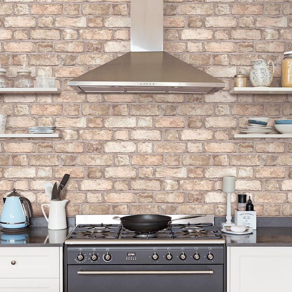 Norwall Farmhouse Brick Wallpaper Fh37516 The Home Depot