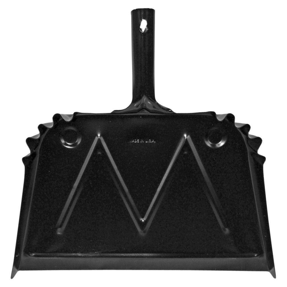 Genuine Joe 16 inch W Metal Black Scope Dust Pan by Genuine Joe