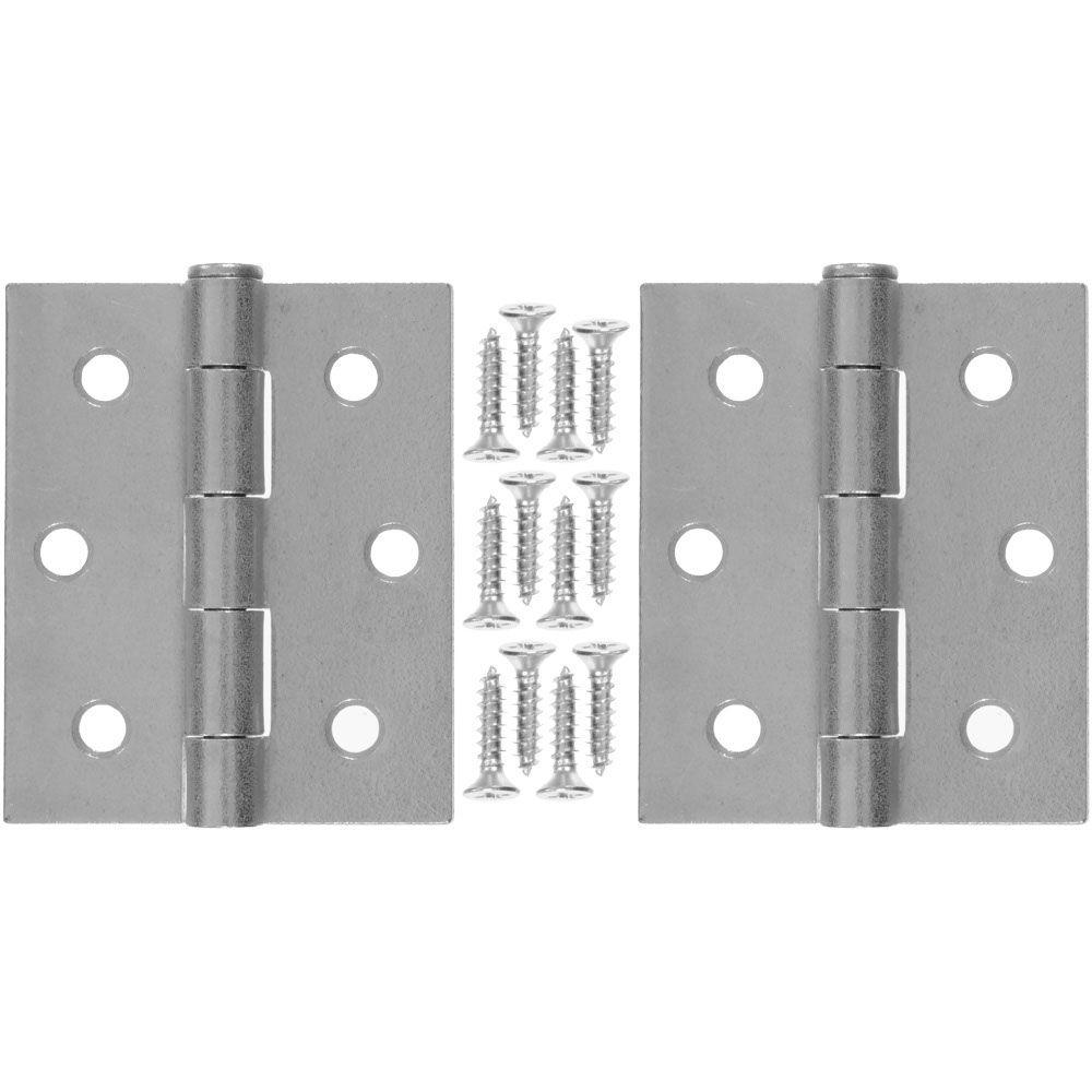 Wright Products 3 in. x 2.5 in. Galvanized Steel Hinge (1-Pair)-V35GAL ...