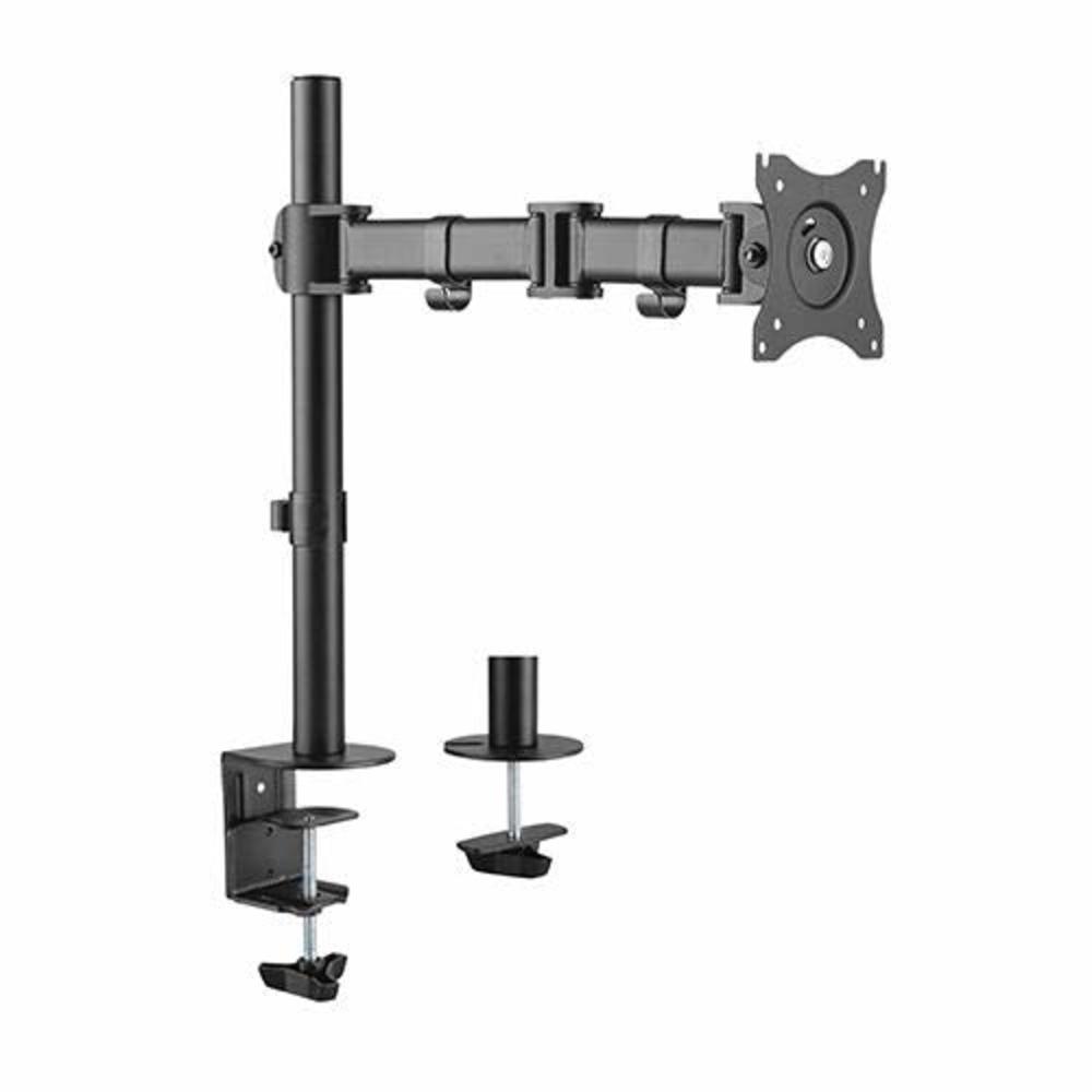 QualGear 3Way Articulating Single Monitor Desk MountQGDM01022