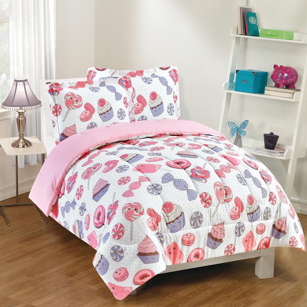 pink kids comforter