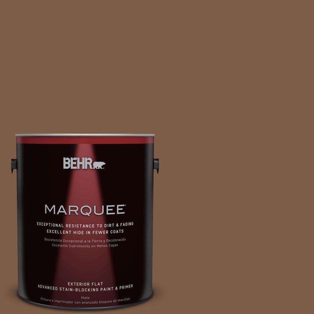BEHR 1gal. RP31 Chaparral Brown Flat MultiSurface Roof Paint06601