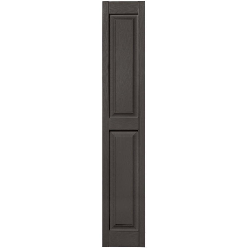 Builders Edge 12 in. x 67 in. Raised Panel Vinyl Exterior