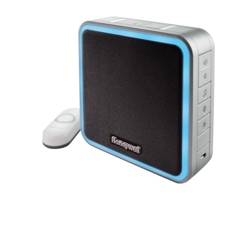 Honeywell Series 9 Wireless Portable Door Bell with Halo Light and Push Button by Honeywell
