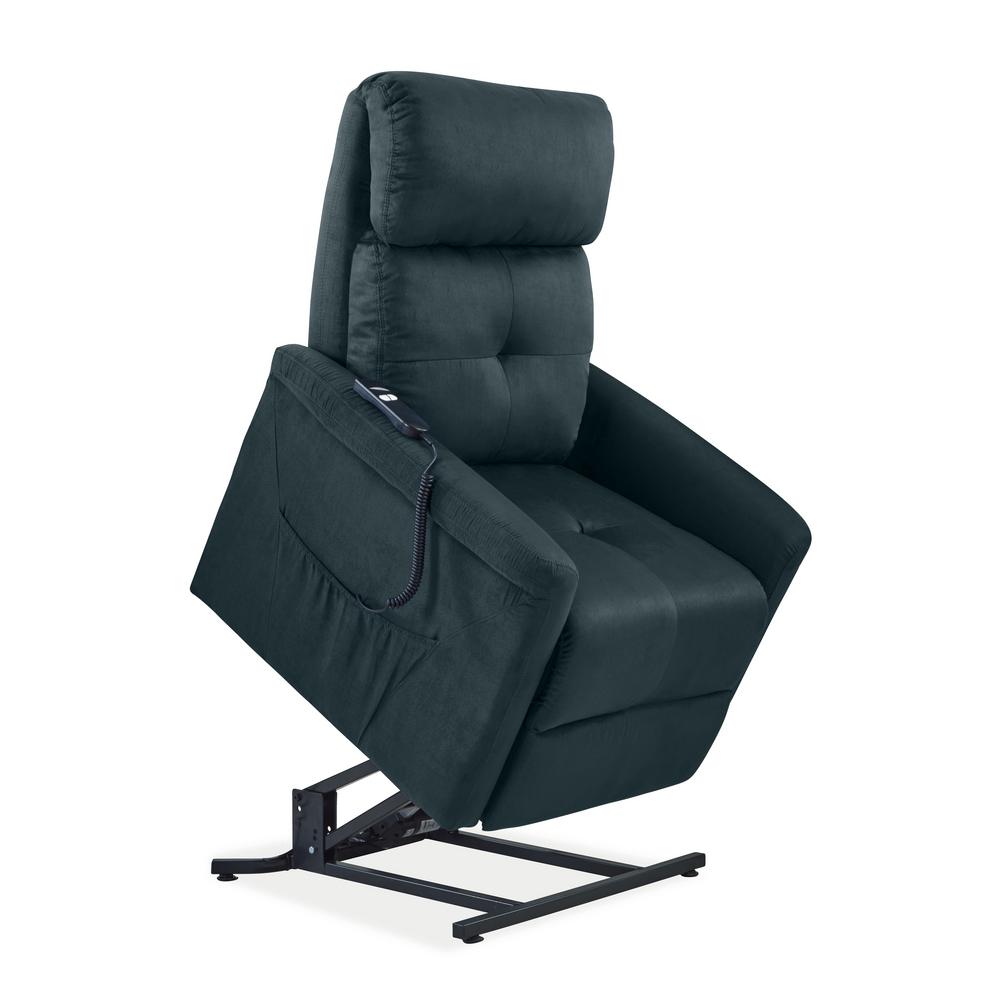 ProLounger ProLounger Sage Gray Microfiber Power Lift Chair Recliner