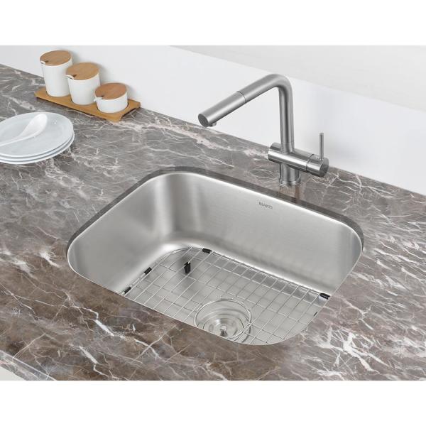 Ruvati 24 In Single Bowl Undermount 16 Gauge Stainless Steel Kitchen Sink Rvm4132 The Home Depot - 24 Inch Kitchen Sink Home Depot Ruvati 24 In Single Bowl Undermount 16 Gauge Stainless Steel Kitchen Sink Rvm4132 The Home Depot - 24 Inch Kitchen Sink Home Depot
