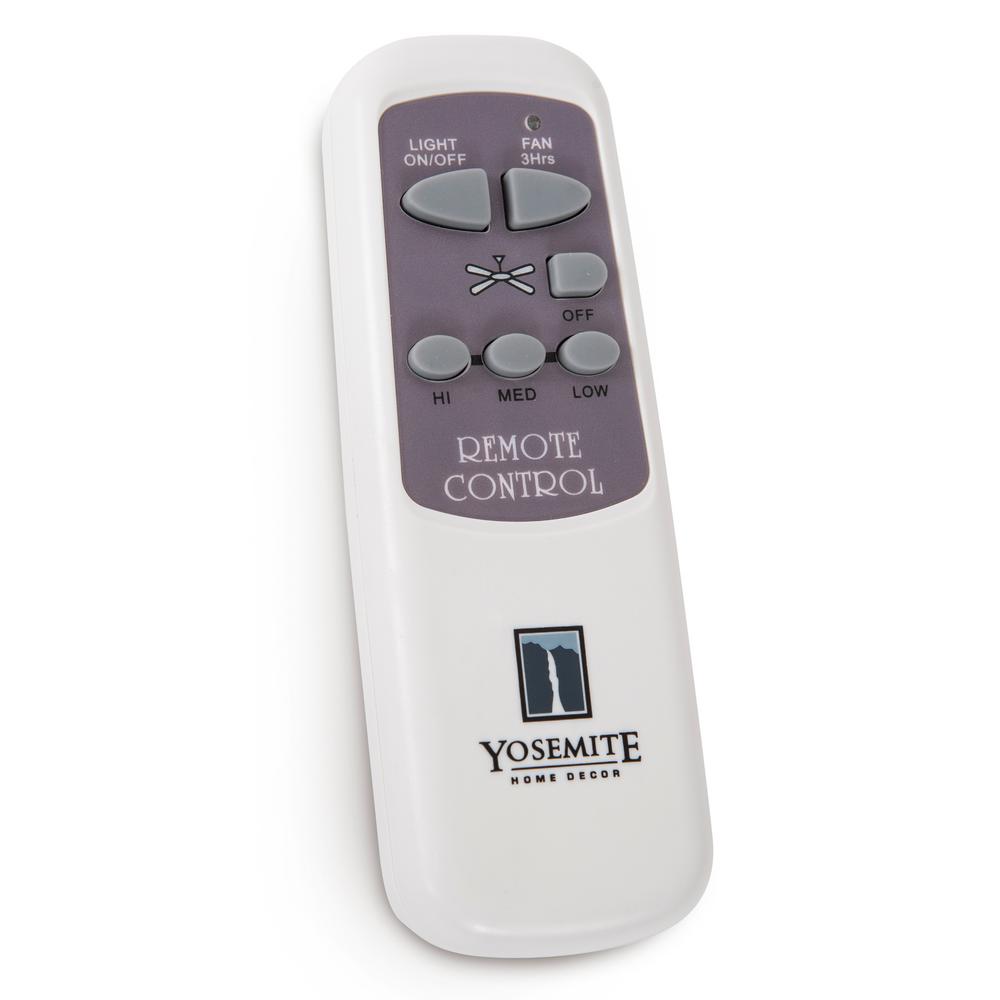 Yosemite Home  Decor  Remote  Control for Ceiling  Fans  with 7 