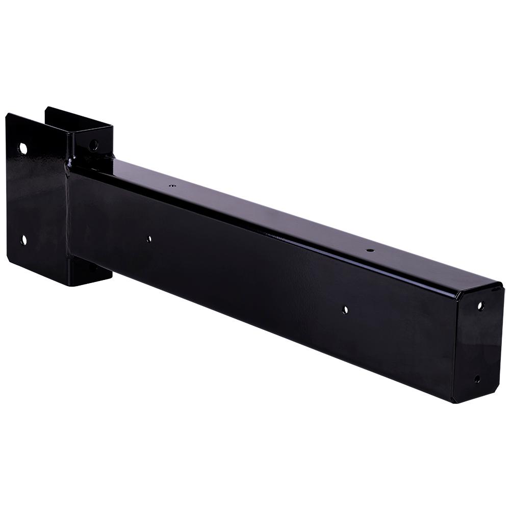 Federal Brace 24 in. x 1.5 in. x 5 in. Mackinac Vanity Support in Black ...