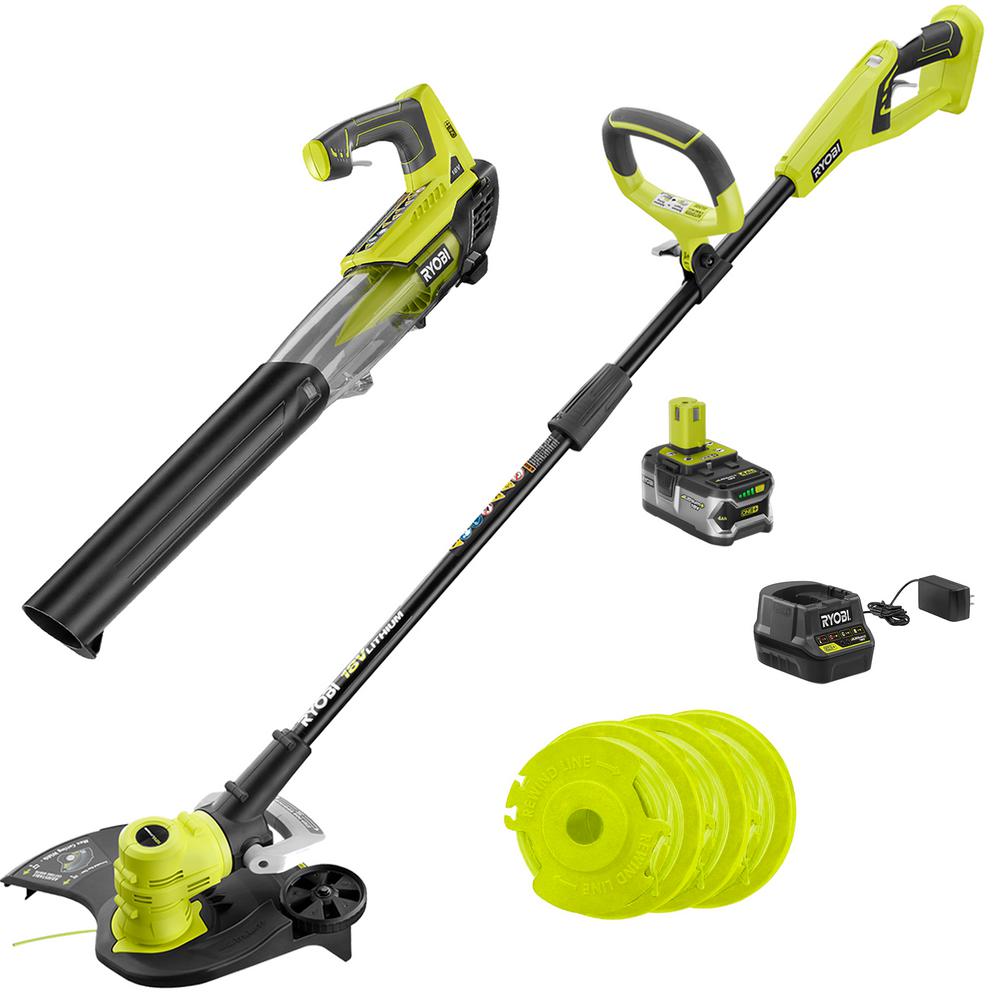 ryobi string trimmer and blower